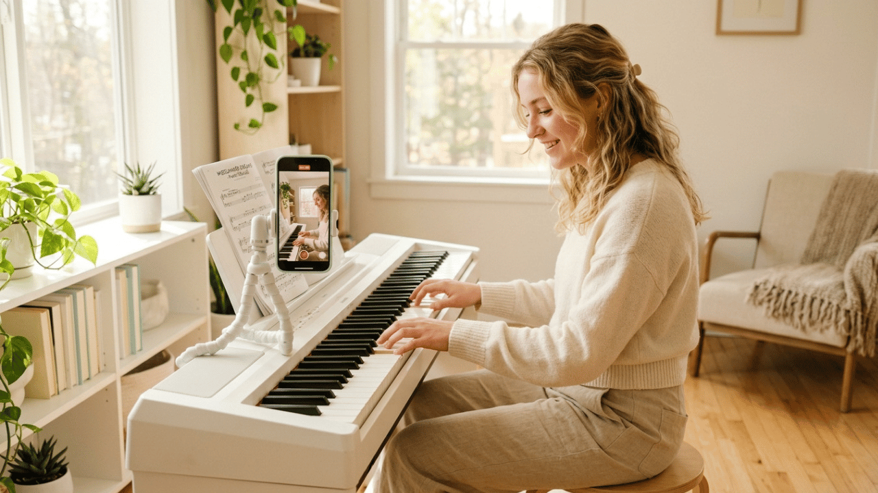 How to Film Piano Covers That Stand Out on TikTok and Reels